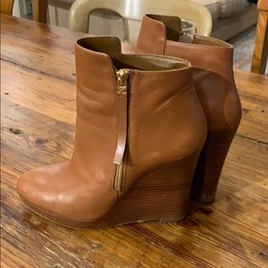 Michael Kors Ankle Wedge Booties